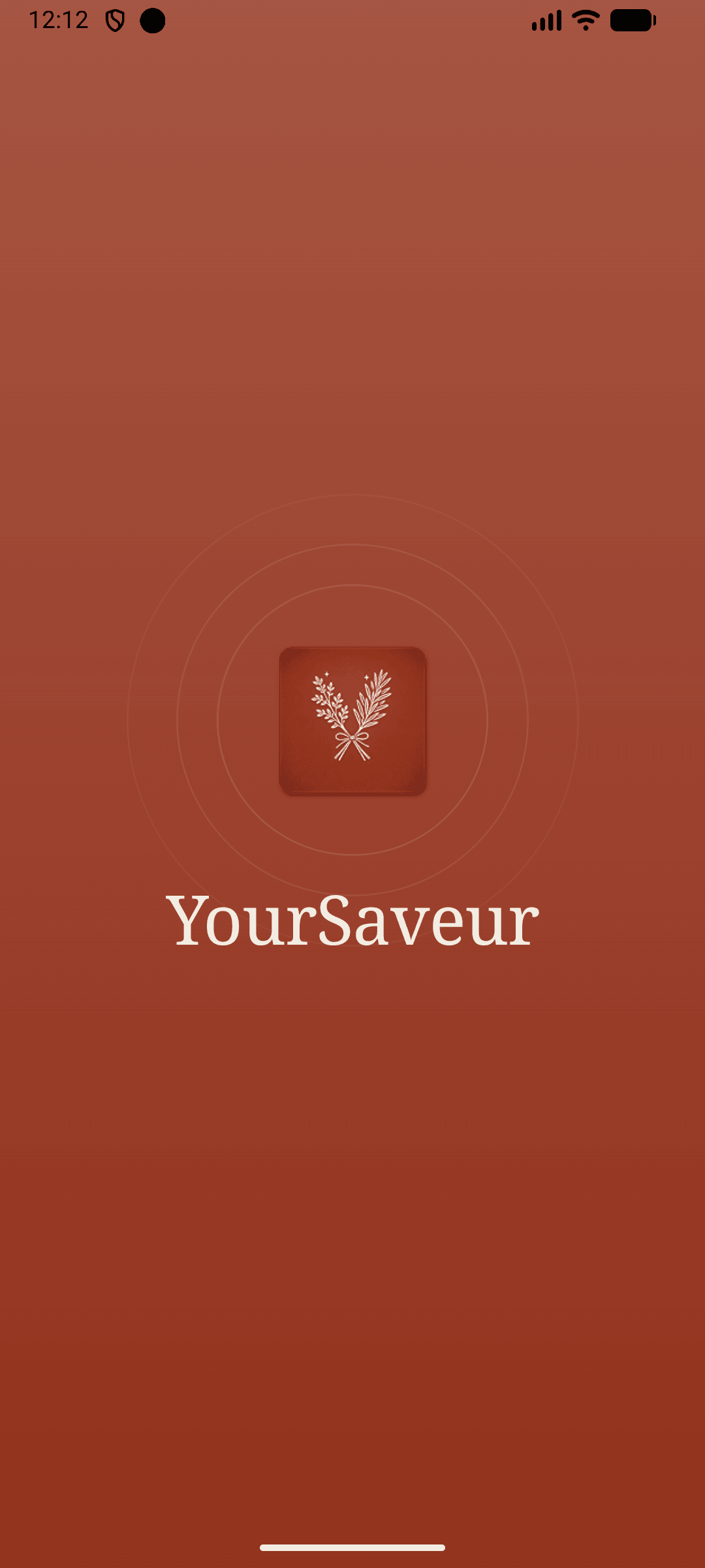 YourSaveur splash screen